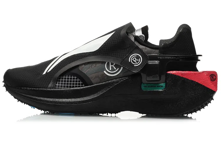 LiNing 游侠 Paris Fashion Week Low Running Shoes Men's Black