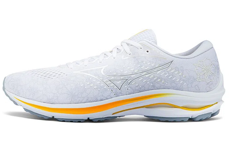 Mizuno Wave Rider 25 White Yellow