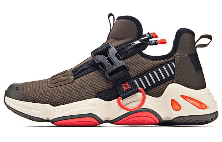 361° Low-Top Dad Shoes Brown Red