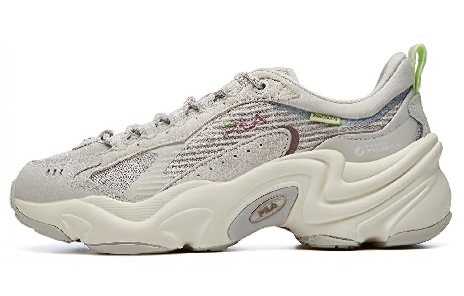 Fila Elevated Sole Dad Sneakers Gray Green