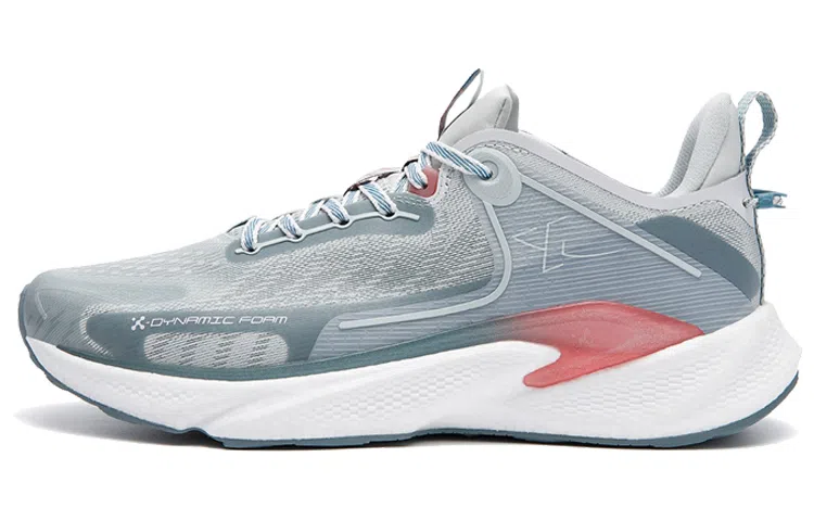 特步 跑步鞋 男款 灰 舒适 运动