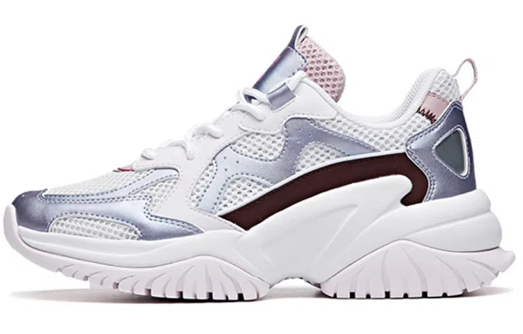 Anta Low-Top Sneakers Grey Purple