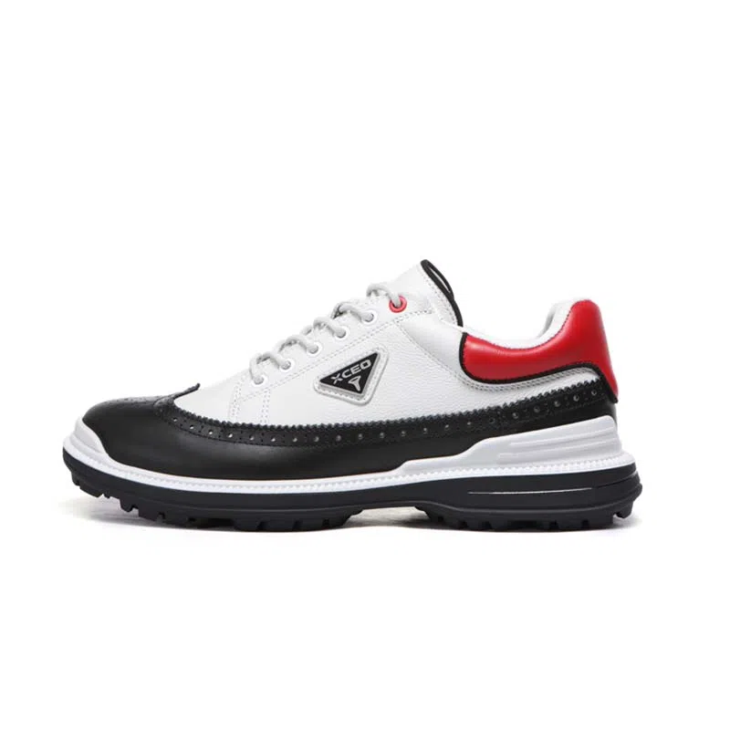 Xceo1996 Golf Shoes White Black