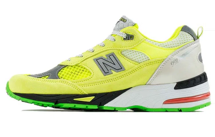 Aries x New Balance 991 Lemon Yellow