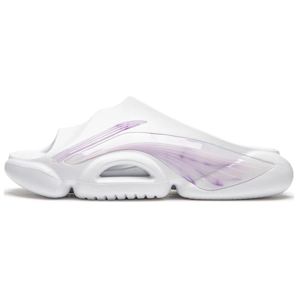 LiNing BADFIVE Slide White Purple