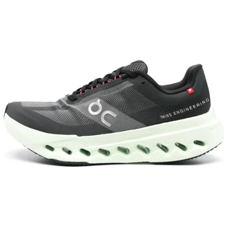 On Cloudsurfer Black Green