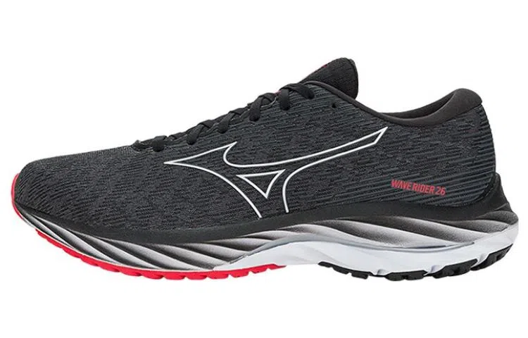 Mizuno Wave Rider 26 Black Red