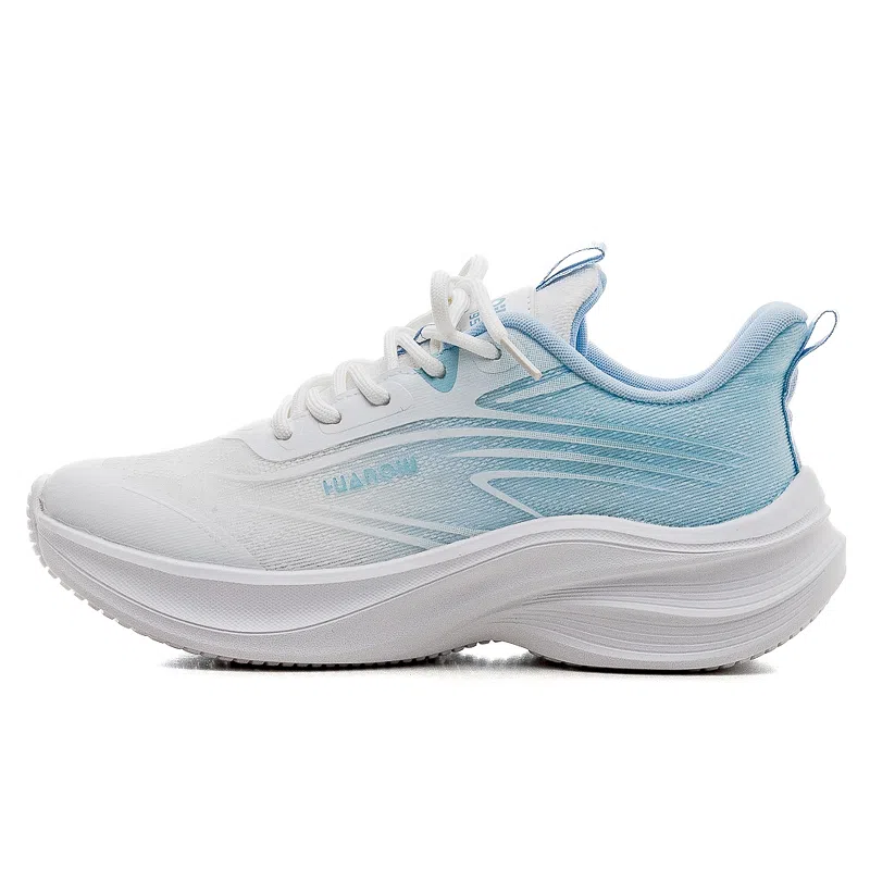 HUANQIU Classic Low Top Sneakers White Blue