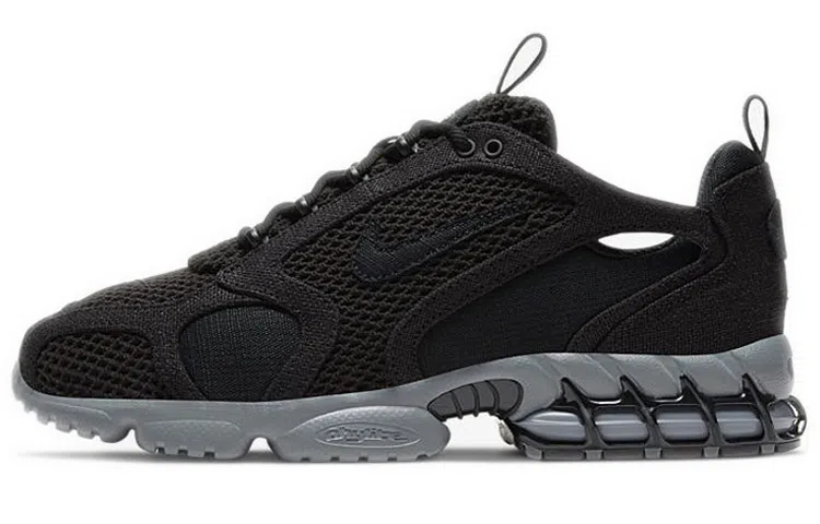 Stussy x Nike Zoom Spiridon Air Cage 2 Black