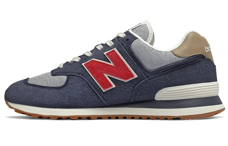 New Balance 574 Night Blue Red