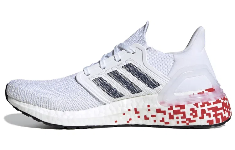 adidas Ultraboost 20 White Scarlet
