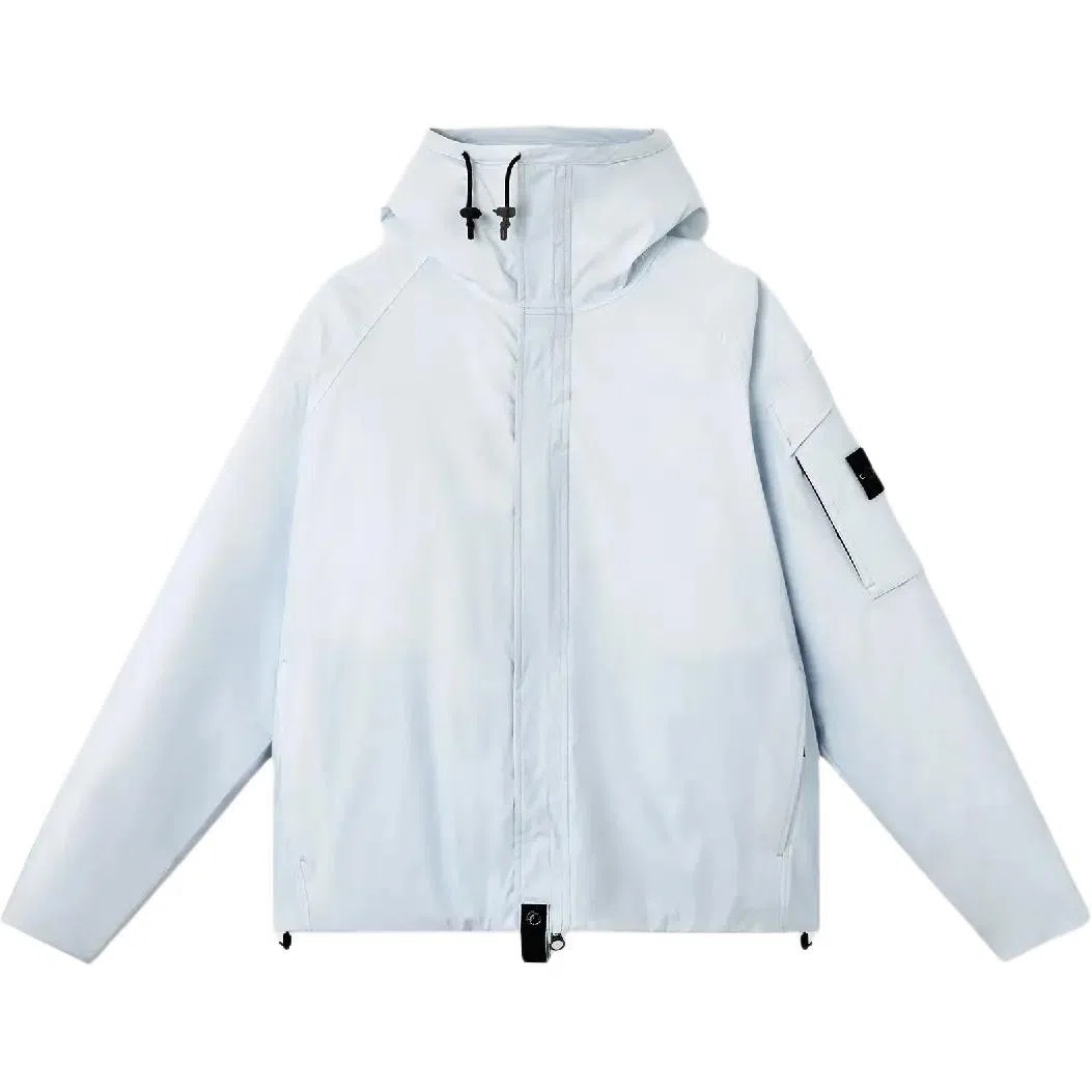 Stone Island White Label FW25 Thermochromic Parka Light Blue