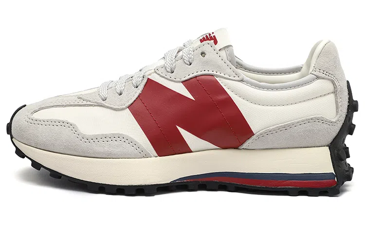 New Balance 327 White Blue Red