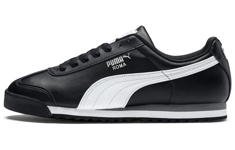 PUMA Roma Basic Black White