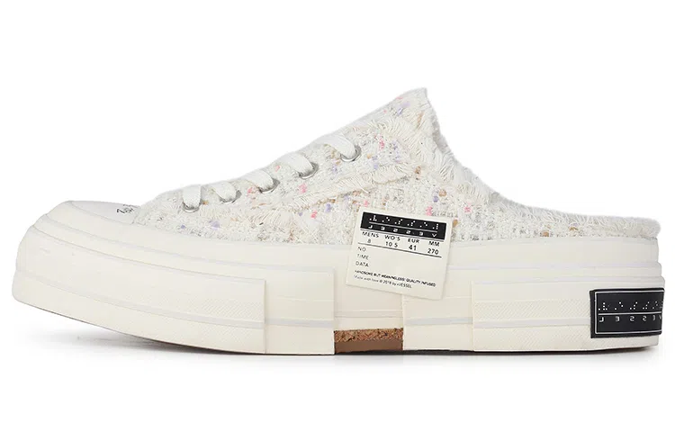 xVESSEL G.O.P. Slip On "White Tweed"