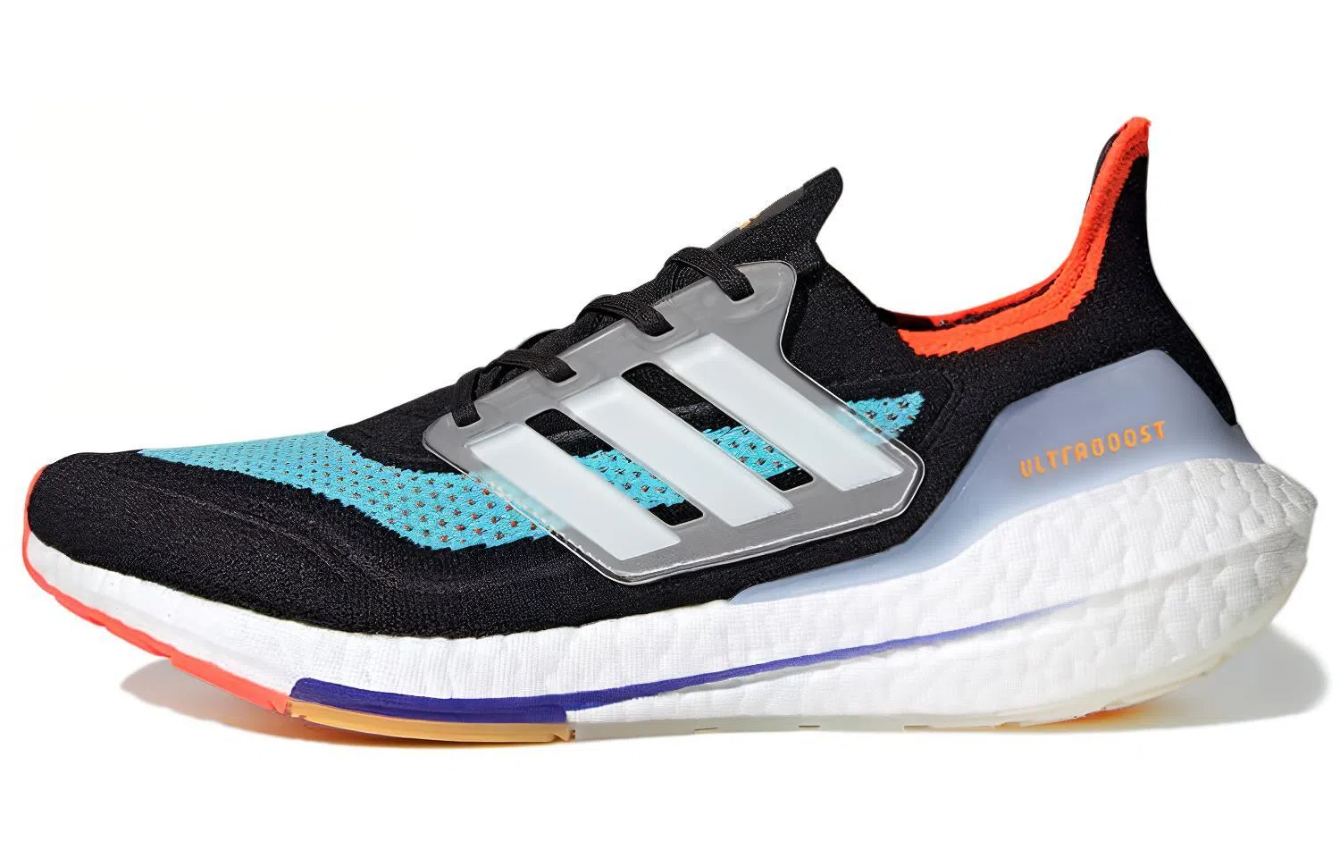 adidas Ultraboost 21 Black Blue Orange