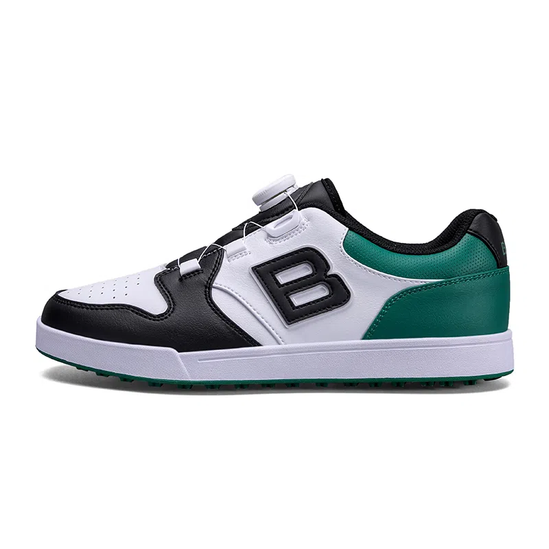 Birdie Golf Shoes Black Green Khaki