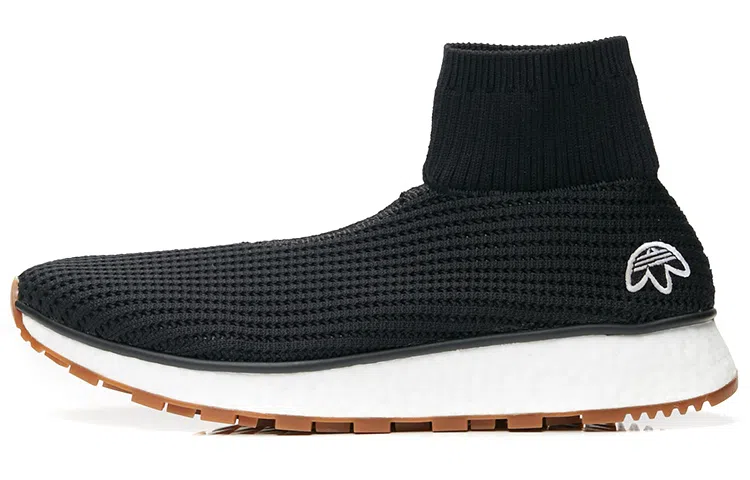 Alexander Wang x Adidas High Top Running Shoes Black White