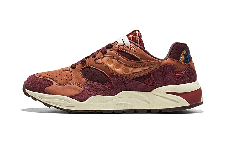 Saucony Grid Shadow 2 Brown Red