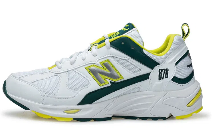 New Balance 878 White Green Yellow