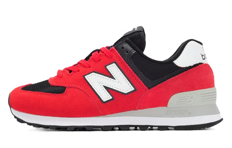 New Balance 574 Black White Red