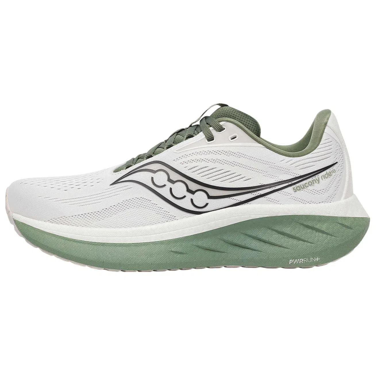 Saucony Ride 18 White Green