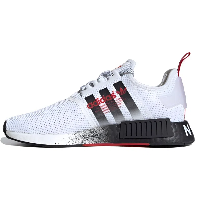 adidas NMD_R1 White Red Black