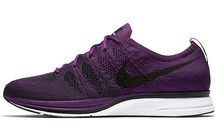 Nike Flyknit Trainer Black Purple