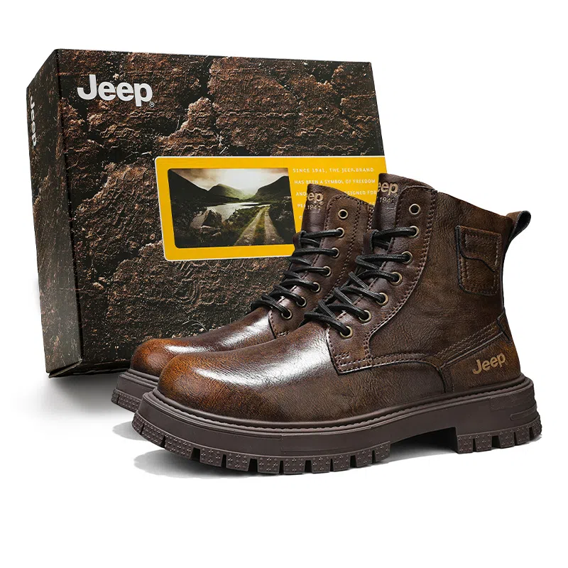 Jeep Martin Boots Brown