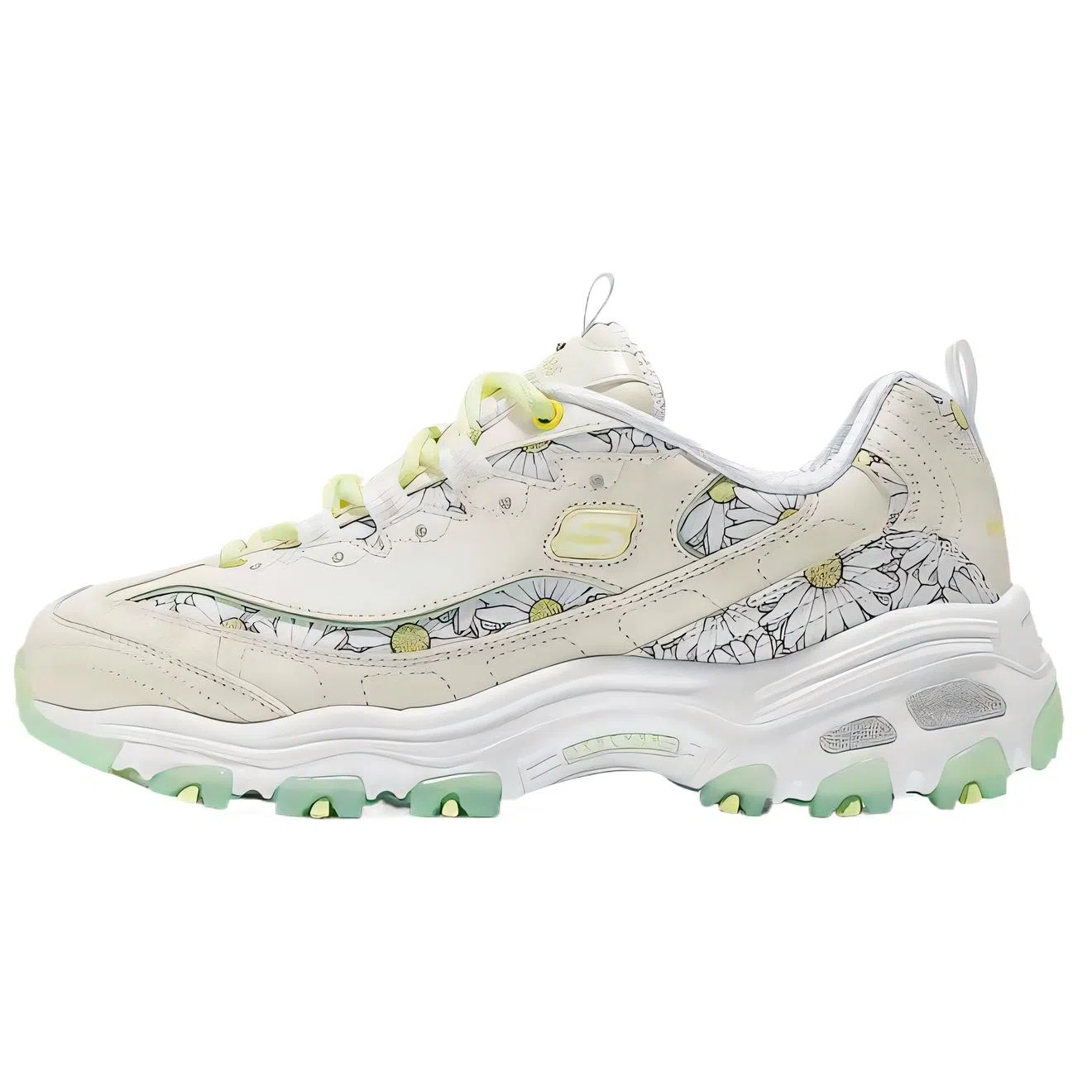 Skechers DLITES White Green