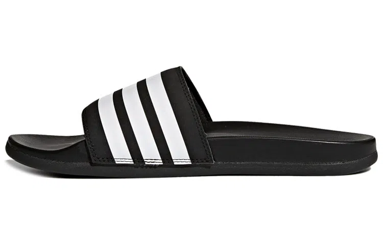 adidas Adilette Cloudfoam Plus Slide Black White