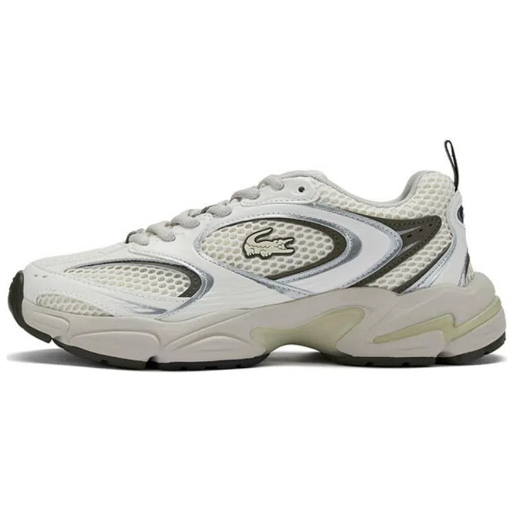 Lacoste Beige Low-Top Sneakers