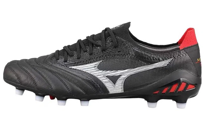 Mizuno Morelia Neo 3 FG Black Silver Red