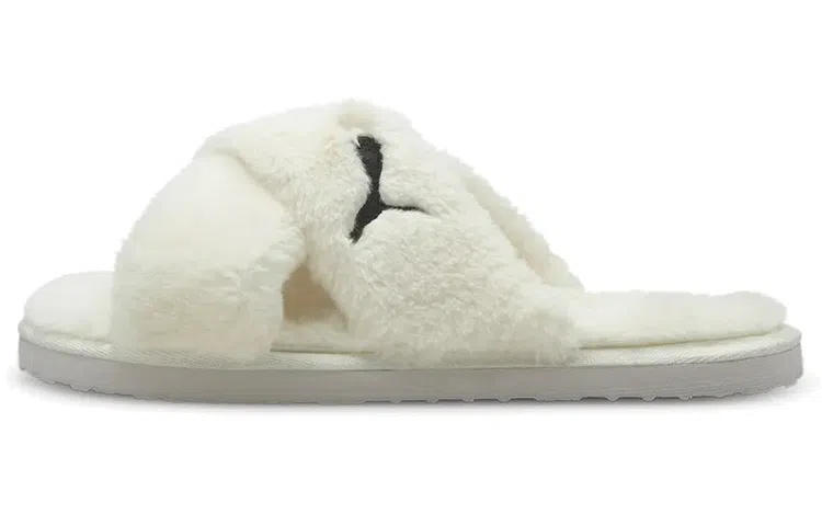 PUMA Fluff Slide White