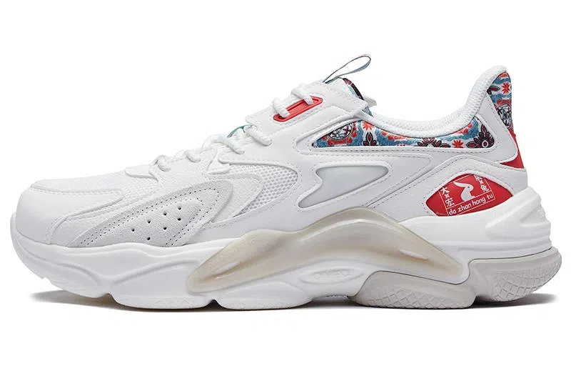 361° Retro Low White Red