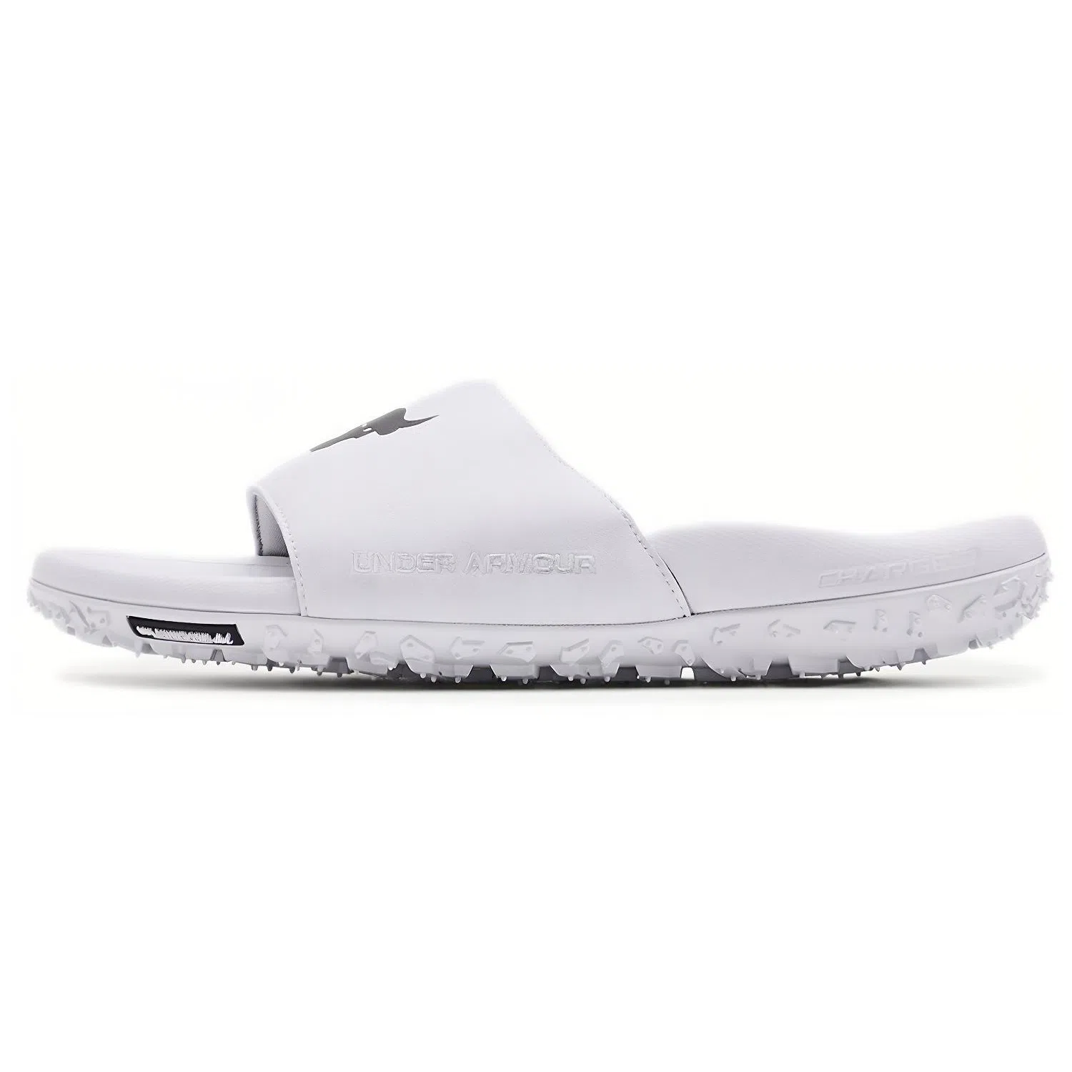 Under Armour Project Rock Slides White