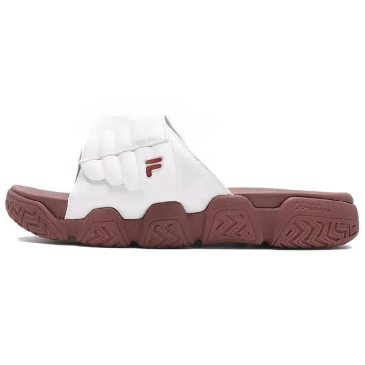 FILA Barricade Slipper White Brown
