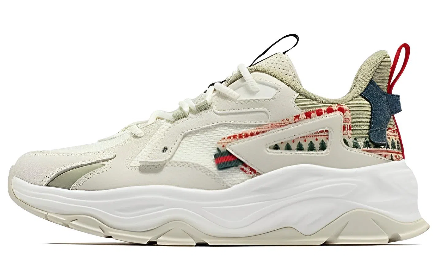 361° Casual Sneakers White Green