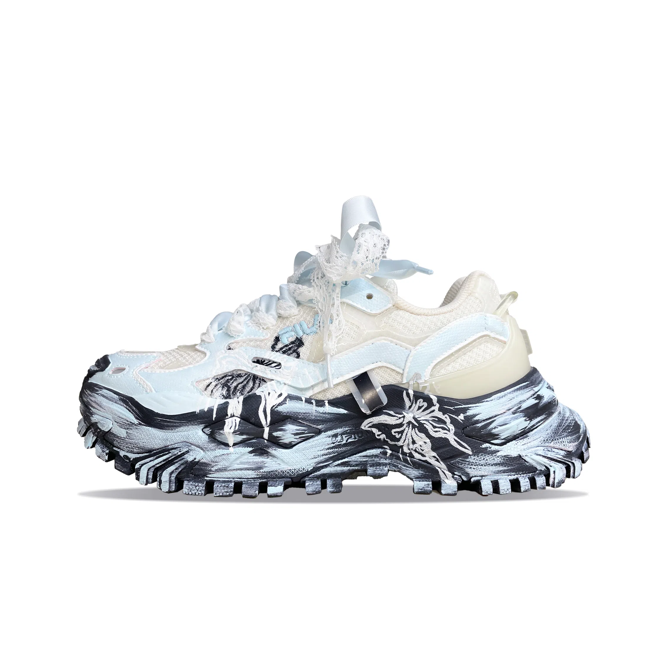 FILA Fusion Bianco Light Blue