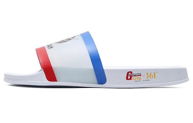 361° Gundam Slippers White Blue Red