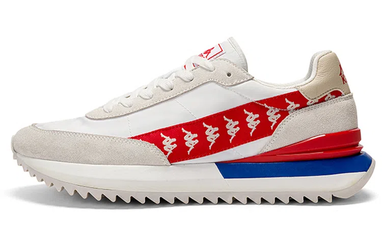 Kappa Retro Low White Red