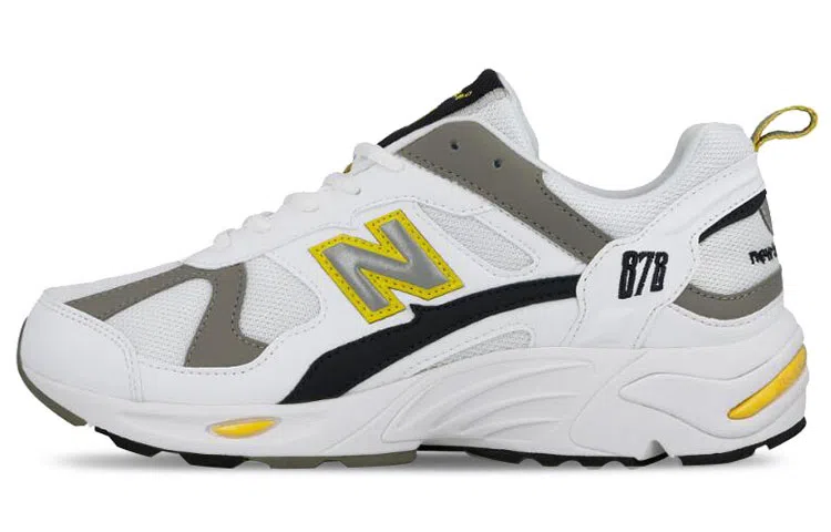New Balance 878 White Grey Yellow