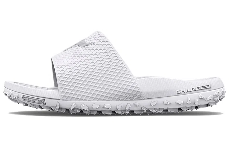 Under Armour Project Rock Slides White