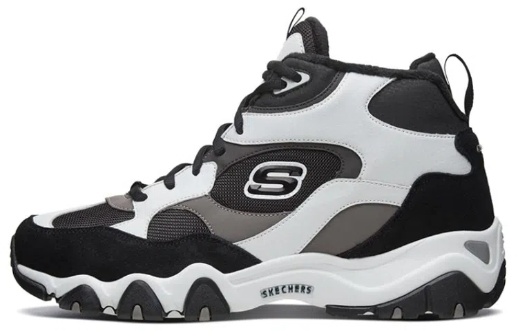 Skechers D'Lites 2.0 Black White Camo