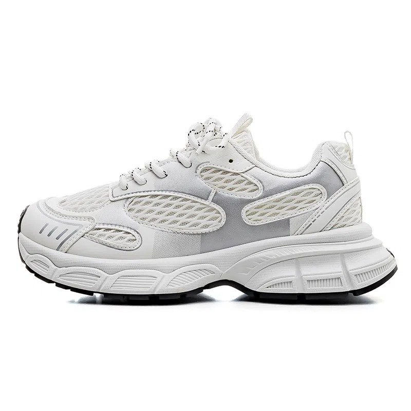 HUANQIU Casual Low Sneakers White