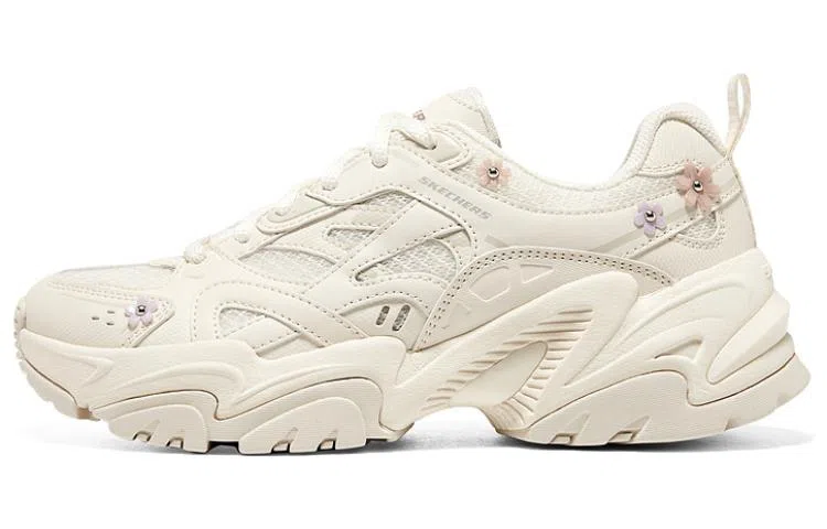 Skechers D'LITES White Purple