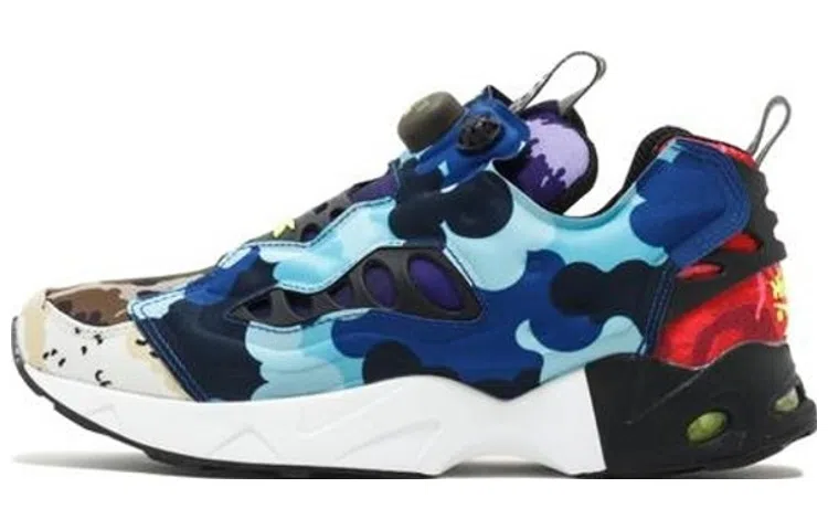 Reebok Instapump Fury Road CC Black Blue Red