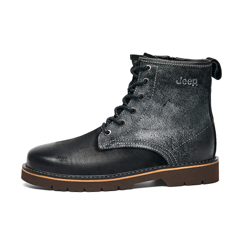 Jeep High Martin Boots Black