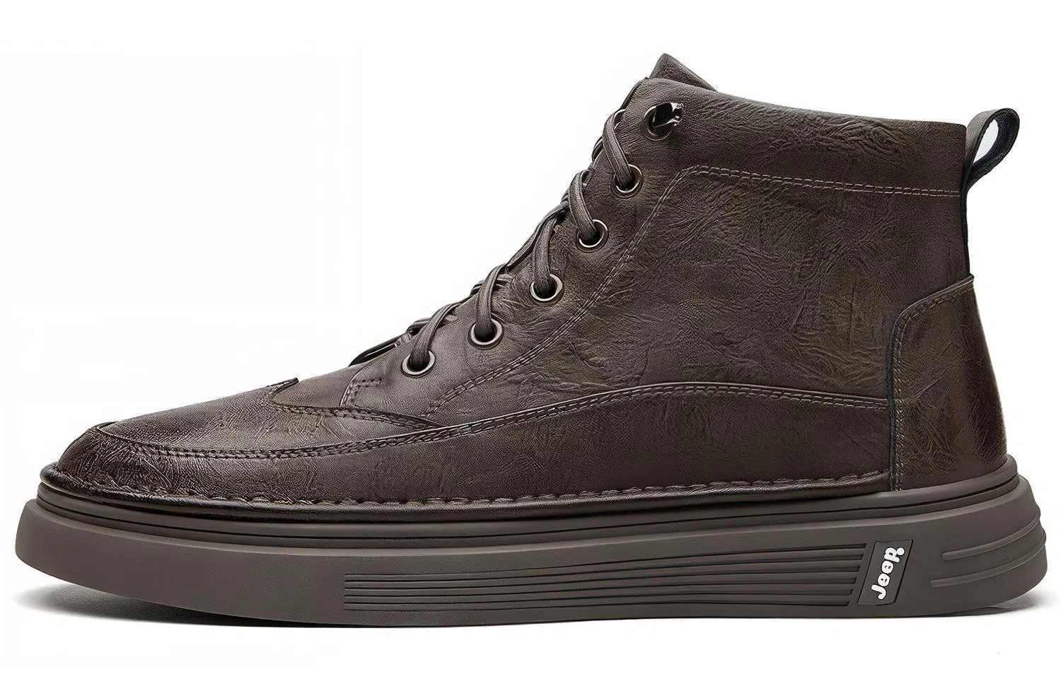 Jeep Retro Ankle Boots Khaki