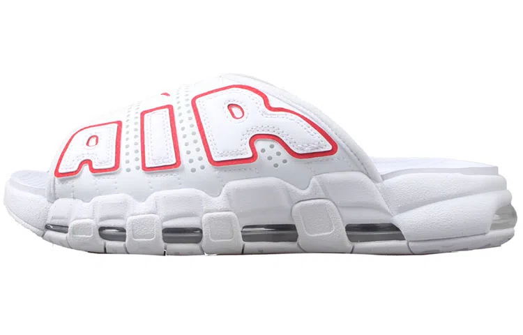 Nike Air More Uptempo Slide White Red